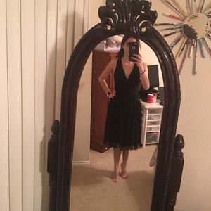 SOLD-Beautiful black Calvin Klein Dress
